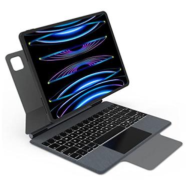 Imagem de UOGIC Capa Magic Keyboard, Teclado Magnético Flutuante Para Ipad, Trackpad Multitoque, 7 Modos De Retroiluminação, Para Ipad Pro 11" 1ª/2ª/3ª/4ª Geração, Ipad Air 10,9" 4ª/5ª Geração