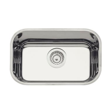 Imagem de Cuba de Embutir Tramontina Lavínia 47 BL 47x30 cm em Aço Inox Alto Brilho 94022202