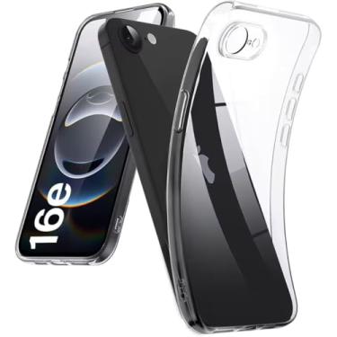 Imagem de [GL CASES] Capa iPhone 16E Capinha iPhone 16E Slim Clear Anti Impacto Reforçada Silicone Transparente Case Apple iphone 16e 16e Flexível Anti Choque Encaixe Preciso Com Proteção Para Câmera e Tela