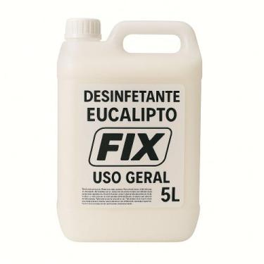 Imagem de Desinfetante Uso Profissional 5 Litros Eucalipto - FIX.