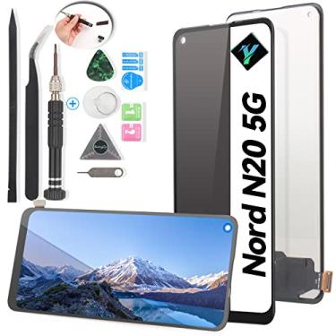 Imagem de YWLRONG Substituição de Tela para Oneplus Nord N20 5G Display Lcd Touch Screen Digitalizador Assembly com Kit (Preto)