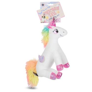 Imagem de Bow Wow Brinquedos de pelúcia para cães estridentes – som enrugado – comida divertida e formas inovadoras – jogar, puxar e buscar – lona e pelúcia – para cães pequenos a médios – vários estilos (1