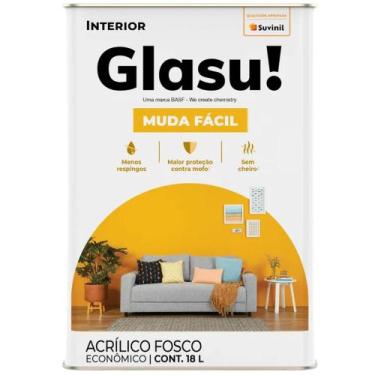 Imagem de Tinta Acrílica Muda Fácil Algodão Egípcio 18 Litros Glasu - 50748108 -