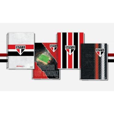 Imagem de Caderno C/D 10 Matérias São Paulo Fc 160 Folhas Credeal
