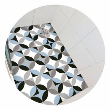 Imagem de Adesivo Piso Box Antiderrapante Lavável Ladrilho 1,20X0,80 - Colacomig