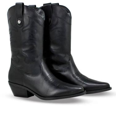 Imagem de Bota Couro Bottero Western XXIII Feminina - Preto
