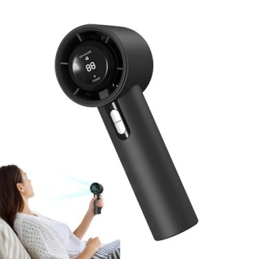 Imagem de Ventilador Portátil Recarregável - de Resfriamento Leve - Ventilador Portátil Recarregável Com 100 Velocidades Ajustáveis E Display Digital Para Ambientes Internos E Externos