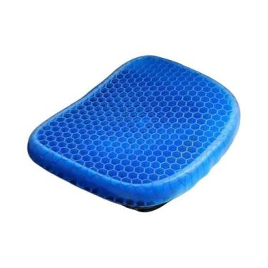 Imagem de Almofada De Assento De Carro Em Gel 3D Respirável E Fresca, Ajuste Uni