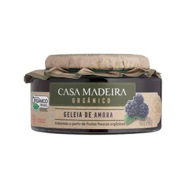 Imagem de Geleia gourmet organica casa madeira amora com pedacos 240g