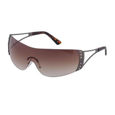 Imagem de Okulary przeciwsłoneczne dla kobiet, mężczyzn, sportowe, rowerowe, plastikowe (C3)