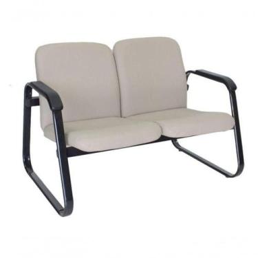 Imagem de Sofá Para Sala De Espera E Recepção Linha Ramsés Cinza - DESIGN OFFICE