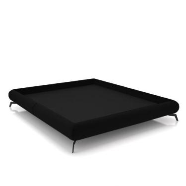 Imagem de Cama de Casal Avulsa Bezos Madeira Imunizada Pés em Aço Revestimento V