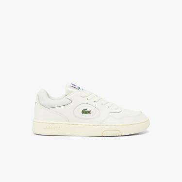 Imagem de Tênis Lacoste Lacoste Femininas Lineset de Couro Bege  feminino