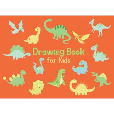 Imagem de Drawing Book for Kids: Sketch Book Pad with Baby Dinosaurs Pattern Cover for Drawing, Sketching or Doodling, Journaling, Great for Boys, Girls for Home, School or Traveling to Keep Your Child Busy