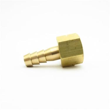 Imagem de Adaptador de conector de engate rápido para conexão de tubo de latão com rosca fêmea métrica de 6 mm, 8 mm e 10 mm, M10, M12, M14, M16, M16x1,5 a 8 mm, lado direito