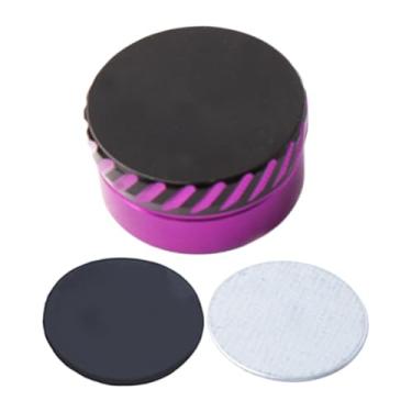 Imagem de SM SunniMix Porca de ajuste mecânico para roda de pesca, substituição, leve, liga de alumínio, reparo, acessórios de ajuste resistentes, Preto Roxo