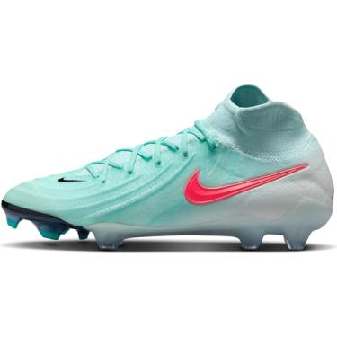 Imagem de Nike Chuteiras de futebol Phantom Luna 2 Elite FG de cano alto (FJ2572-300, Mint/Off Noir/Atomic Red), Mint/Off Noir/Atomic Red, 41