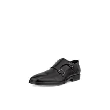 Imagem de ECCO Mocassim masculino Milan Double Monk-Strap, Preto, 12-12.5