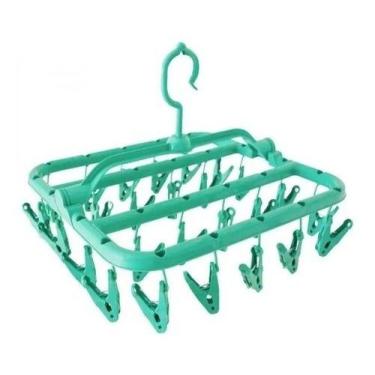 Imagem de Varal Roupa Íntima Escolha Cor com 26 Prendedores Resistente - Lig Bri