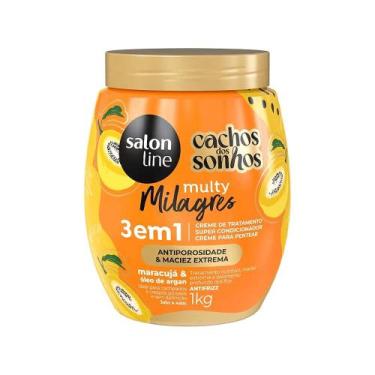 Imagem de Creme Condicionante Multy Maravilhas 3 em 1 Maracujá 1kg Salon Line