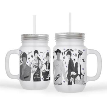 Imagem de Caneca Mason BTS Kim Seok-Jin - Lorraine Canecas