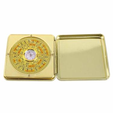 Imagem de Bússola Residencial de Feng Shui Ornamentos Bússola de Feng Shui de Ferro Preciso para Aprendizagem Material: Ferro (Pequeno 70 x 55 x 45 cm / 27,6 x 21,7 x 17,7 pol.)