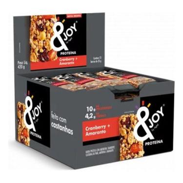 Imagem de 12 Barra De Nuts Proteína &joy Cranberry Amaranto 35g