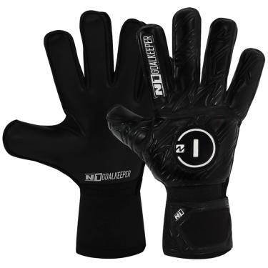 Imagem de Luva de Goleiro Campo e Society Semi Profissional N1 Starter Cor:Black, Tamanho:11