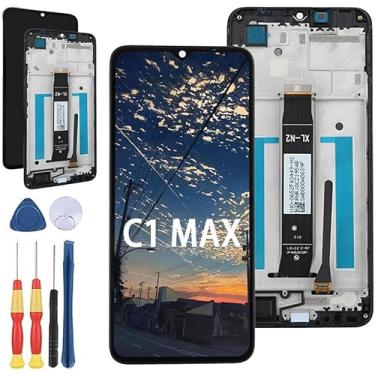 Imagem de Yuxyiony Nova tela de substituição para UMIDIGI C1 MAX tela de reparo de tela LCD e acessórios de ferramenta de substituição