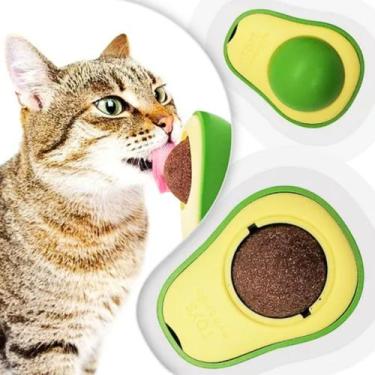 Imagem de Abacate De Brinquedo Com Catnip Para Gatos Erva Natural Para Gatos - N