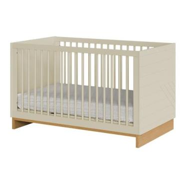 Imagem de Berço Cubo - Divicar Lumali Baby - Divicar Móveis, areia