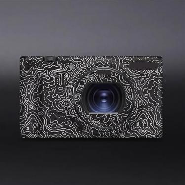 Imagem de Película protetora de vinil antirriscos para câmera película protetora para Sony ZV-1 II Mark II (contorno preto branco)