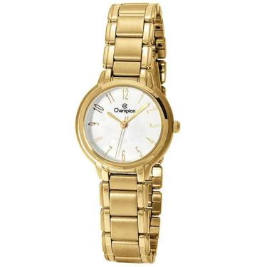 Imagem de Relógio CHAMPION feminino dourado analógico CH26944H