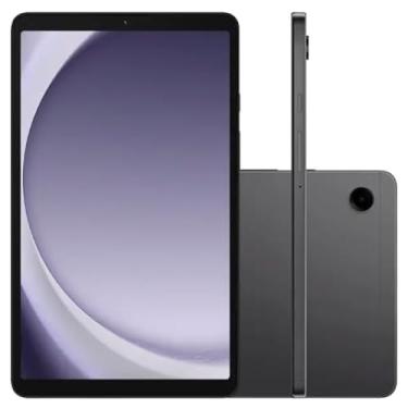 Imagem de Tablet Galaxy A9 SM-X115, 128Gb Interno e 8Gb Ram, Tela 8.7 Polegadas, Chip Celular Nano SIM, Wi-Fi Bluetooth e Internet 4G, Android 13, Global, Cinza Grafite, Original, Nota fiscal e garantia