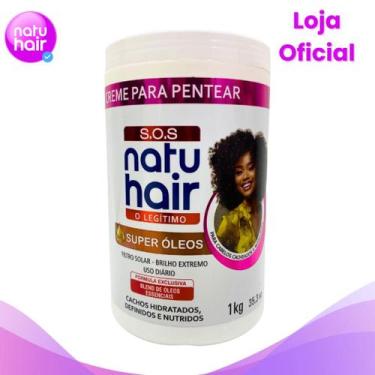Imagem de Creme para pentear NatuHair SOS Super Óleos 1KG - Natuhair Cosméticos