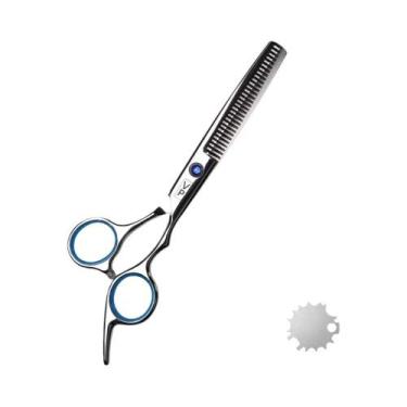 Imagem de Tesoura De Corte De Cabelo Profissional De 6 Polegadas, 440C, Para Bar