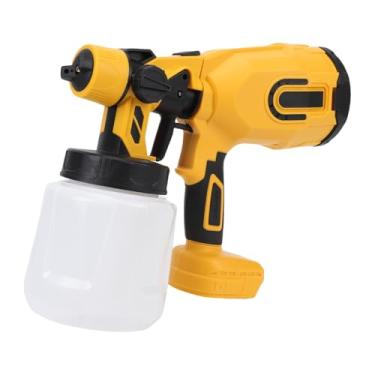 Imagem de Diydeg Pulverizador de Tinta Elétrica, 200w 1200ml 36000rpm de Tinta Spray de Alta Pressão Com Indicadores de Bateria, Pistola de Pulverização Sem Fio HVLP para Armários de Móveis