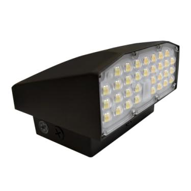 Imagem de Garrini Pacote de luz LED de 60W do crepúsculo ao amanhecer, sensor de fotocélula para luzes externas, 3 opções de potência, 3 opções CCT, luminária de parede de segurança para garagem, armazém 100