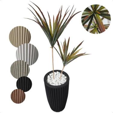 Imagem de Palmeira Yucca Planta Artificial com Vaso Decoração - Flor de Mentirin