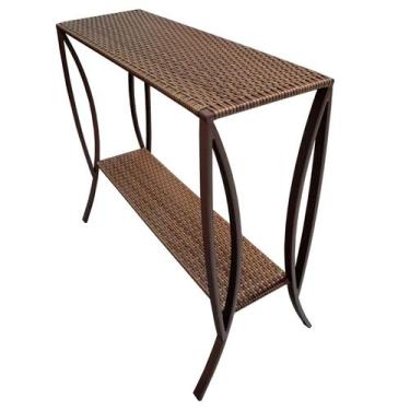 Imagem de Aparador de Alumínio e Fibra Sintética para Cozinha Sala - Artesanal