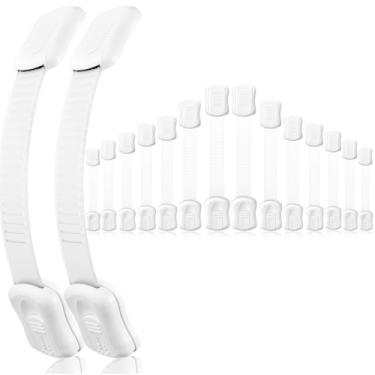 Imagem de Huacyun Pacote com 16 fechaduras de armário para bebês