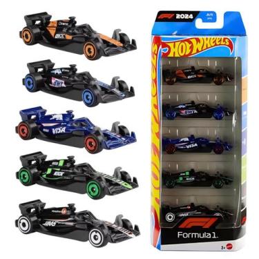 Imagem de Kit Carrinho Hot Wheels Formula 1 Pack Com 5 Mattel