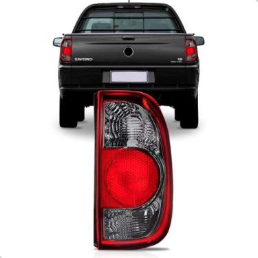 Imagem de Lanternas Traseira VW Saveiro G4 2006 2007 2008 2009 Fumê - JCV, Direi
