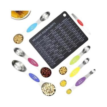 Imagem de Ímã De Geladeira De Aço Inoxidável Com Placa Magnética De Escala E Tab