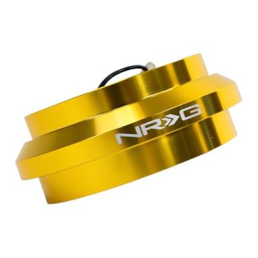 Imagem de NRG Innovations Cubo curto para volante estilo corrida, eixo de direção de alumínio bloqueável, unidade adaptadora de liberação rápida com padrão de parafuso de 6 x 70 mm, compatível com Honda/Acura