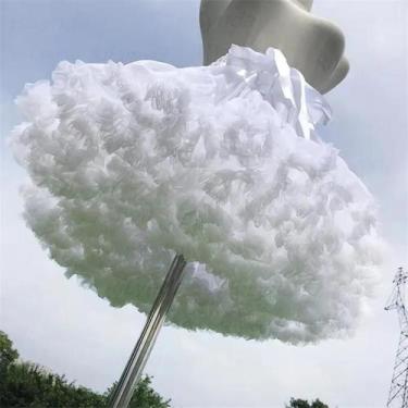 Imagem de Saia De Crinolina Estilo Flor Para Mulheres, Tutu Cosplay Puffy Cancan