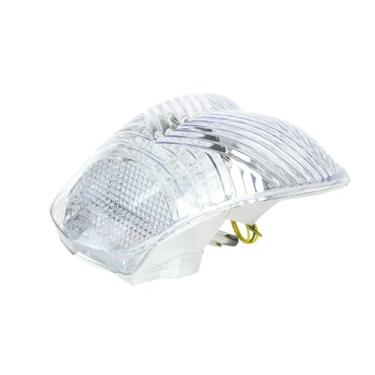 Imagem de Adequado para BMW K1200S; K 1200R; R1200R; K1300 R; K1300 S (sem luz de placa de veículo); luz traseira de freio de LED + seta integrado (transparente, estilo 1: luz de freio LED)