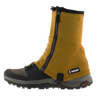 Imagem de Kahtoola RENAgaiter Polainas médias para caminhadas, montanhismo, corrida em trilhas, proteção de sapatos e botas na lama, neve e gelo - Curry - PP