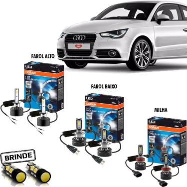 Imagem de Kit LÂMpada Led Osram Farol E Milha Audi A1 2011 2012 2013