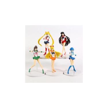 Imagem de Personagens de anime Sailor Moon, conjunto de 5 - Lightbek Official St